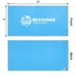 60 x 30 Inch Custom Portable Microfiber Beach Towel | https://www.bestnamebadges.com