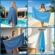 60 x 30 Inch Custom Portable Microfiber Beach Towel | https://www.bestnamebadges.com