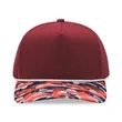 5 Panels Two Tone Rope Cap | https://www.bestnamebadges.com
