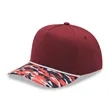 5 Panels Two Tone Rope Cap | https://www.bestnamebadges.com
