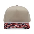 5 Panels Two Tone Rope Cap | https://www.bestnamebadges.com