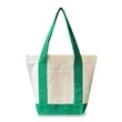 12oz Mini Canvas Zippered Boat Tote | https://www.bestnamebadges.com