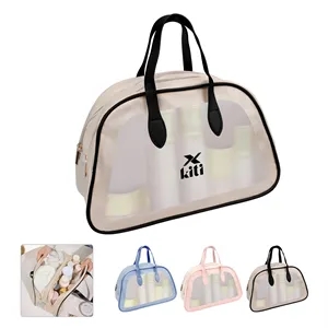 Dry & Wet Separated Travel Toiletry Bag W/ Handle