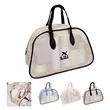 Dry & Wet Separated Travel Toiletry Bag W/ Handle | https://www.bestnamebadges.com