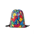 Full Color Polyester Sports Drawstring Backpack 13.4"x17" | https://www.bestnamebadges.com