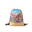 Full Color Polyester Sports Drawstring Backpack 13.4"x17" | https://www.bestnamebadges.com