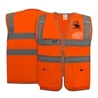 Hi Vis Reflective Safety Vest W/ Pockets&Zipper | https://www.bestnamebadges.com