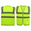 Hi Vis Reflective Safety Vest W/ Pockets&Zipper | https://www.bestnamebadges.com