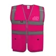 Hi Vis Reflective Safety Vest W/ Pockets&Zipper | https://www.bestnamebadges.com