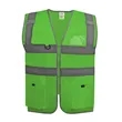 Hi Vis Reflective Safety Vest W/ Pockets&Zipper | https://www.bestnamebadges.com