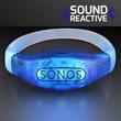 Sound Activated Light Up LED Flashing Bracelets | https://www.bestnamebadges.com