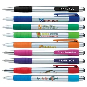 Good Value™ Silver Element Stylus Pen | https://www.bestnamebadges.com