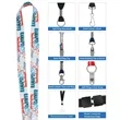 Good Value™ 3/4" Fine-Print Lanyard | https://www.bestnamebadges.com