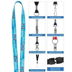Good Value™ 1/2" Fine-Print Lanyard