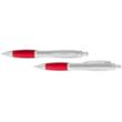 Curvaceous Silver Matte Gel Pen | https://www.bestnamebadges.com