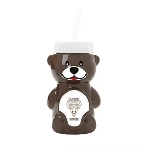 Garyline® Cubbie RPET Bottle with Straw Lid - 20 oz.