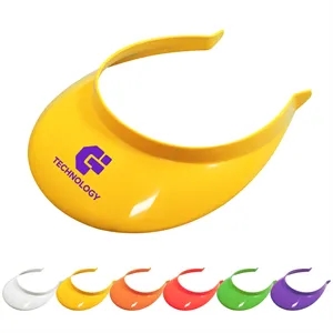 Empty Top Plastic Sun Visor Hat