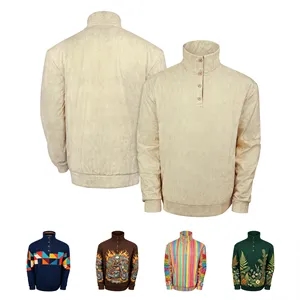 Custom Fleece Pullover Mock Neck Sweatshirt
