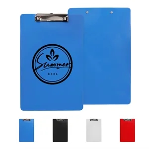 A4 Plastic Clipboard W/ Retractable Hanging Hole