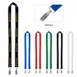 3/4" Double Ended Custom Lanyard W/ Dual Attachments | https://www.bestnamebadges.com