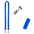 3/4" Double Ended Custom Lanyard W/ Dual Attachments | https://www.bestnamebadges.com
