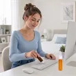 Portable Retractable Keyboard Cleaning Brush | https://www.bestnamebadges.com