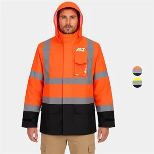 PORTWEST® Lightweight Hi-Vis Contrast Rain Traffic Jacket