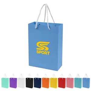 Small Paper Gift Bags W/ Handles 8"x4"x10"