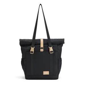 Water-Resistant Roll-Top Laptop Tote Bag 13" Compartment