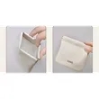 Custom PU Leather Cable Storage Pouch | https://www.bestnamebadges.com