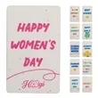 Customized Sunflower Seed Paper Tags | https://www.bestnamebadges.com
