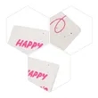 Customized Sunflower Seed Paper Tags | https://www.bestnamebadges.com