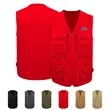 100% Cotton Men's Multi Pocket Outdoor Utility Work Vest | https://www.bestnamebadges.com