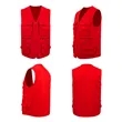 100% Cotton Men's Multi Pocket Outdoor Utility Work Vest | https://www.bestnamebadges.com