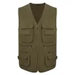 100% Cotton Men's Multi Pocket Outdoor Utility Work Vest | https://www.bestnamebadges.com