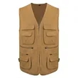 100% Cotton Men's Multi Pocket Outdoor Utility Work Vest | https://www.bestnamebadges.com