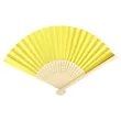 8.3"x15" Full Color Paper Folding Hand Fans W/ Bamboo Frame | https://www.bestnamebadges.com