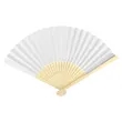 8.3"x15" Full Color Paper Folding Hand Fans W/ Bamboo Frame | https://www.bestnamebadges.com