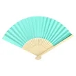 8.3"x15" Full Color Paper Folding Hand Fans W/ Bamboo Frame | https://www.bestnamebadges.com