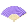 8.3"x15" Full Color Paper Folding Hand Fans W/ Bamboo Frame | https://www.bestnamebadges.com