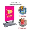 Windmaster Sign Holder with Plastic Water Base | https://www.bestnamebadges.com