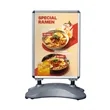 Windmaster Sign Holder with Plastic Water Base | https://www.bestnamebadges.com