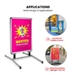 Windmaster Sign Holder with Steel Base | https://www.bestnamebadges.com