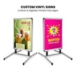 Windmaster Sign Holder with Steel Base | https://www.bestnamebadges.com