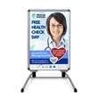 Windmaster Sign Holder with Steel Base | https://www.bestnamebadges.com