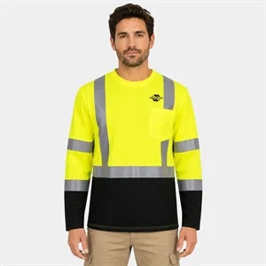 PORTWEST® Breathable Laguna Hi-Vis Contrast Pocket T-Shirt