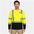 PORTWEST® Breathable Laguna Hi-Vis Contrast Pocket T-Shirt | https://www.bestnamebadges.com