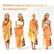 Full Color Digital Printed Fringe Beach Towel 39'' x 70'' | https://www.bestnamebadges.com