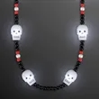 Light Up Skulls LED Beads Necklace | https://www.bestnamebadges.com