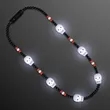 Light Up Skulls LED Beads Necklace | https://www.bestnamebadges.com